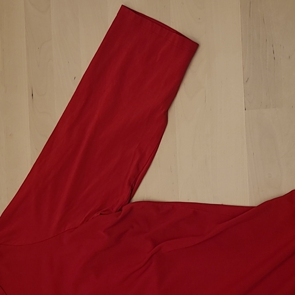 Lauren Ralph Lauren Red 100% Cotton Three Quarter Blouse - Picture 6 of 11